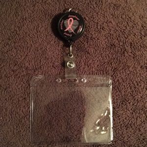 Retractable ID or Card Holder.